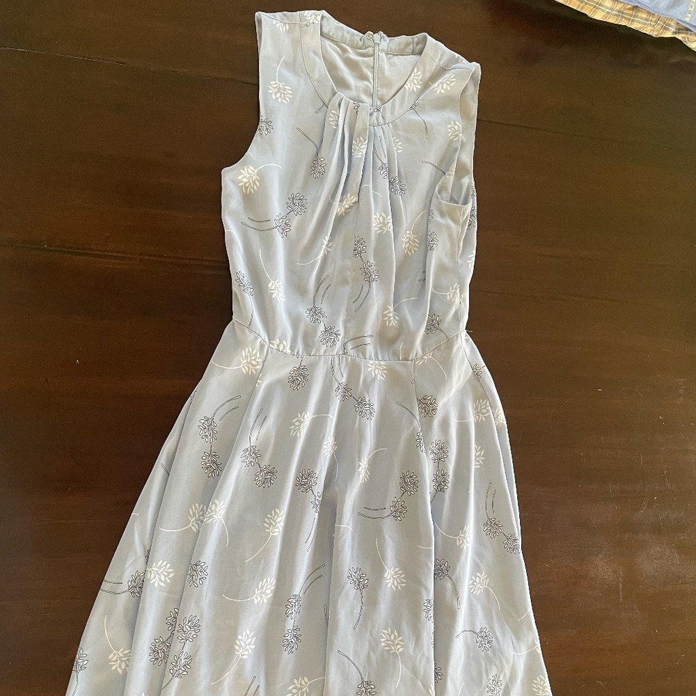 Light Blue A-Line Macy's Dress